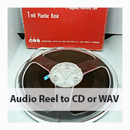 Audio Reel to Reel to CD or WAV Files